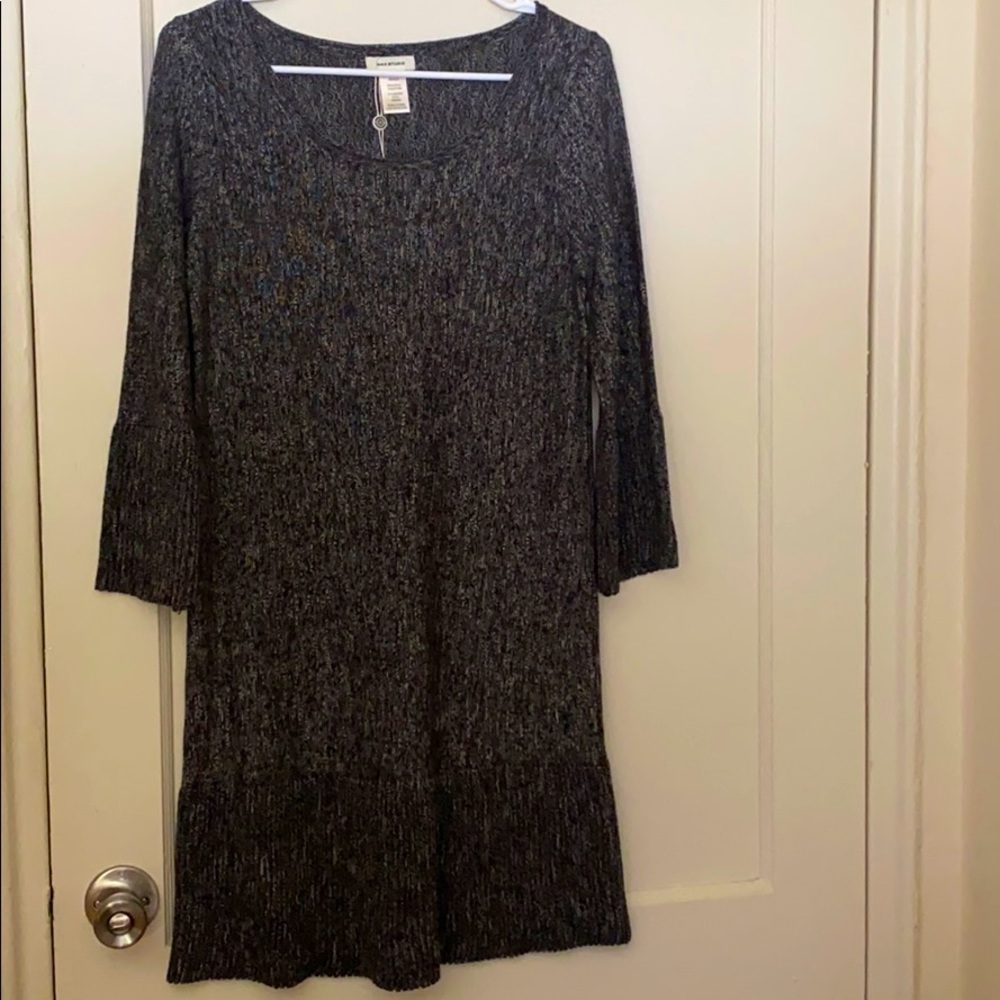 NWT Max studio black 3/4 sleeve dress size: S